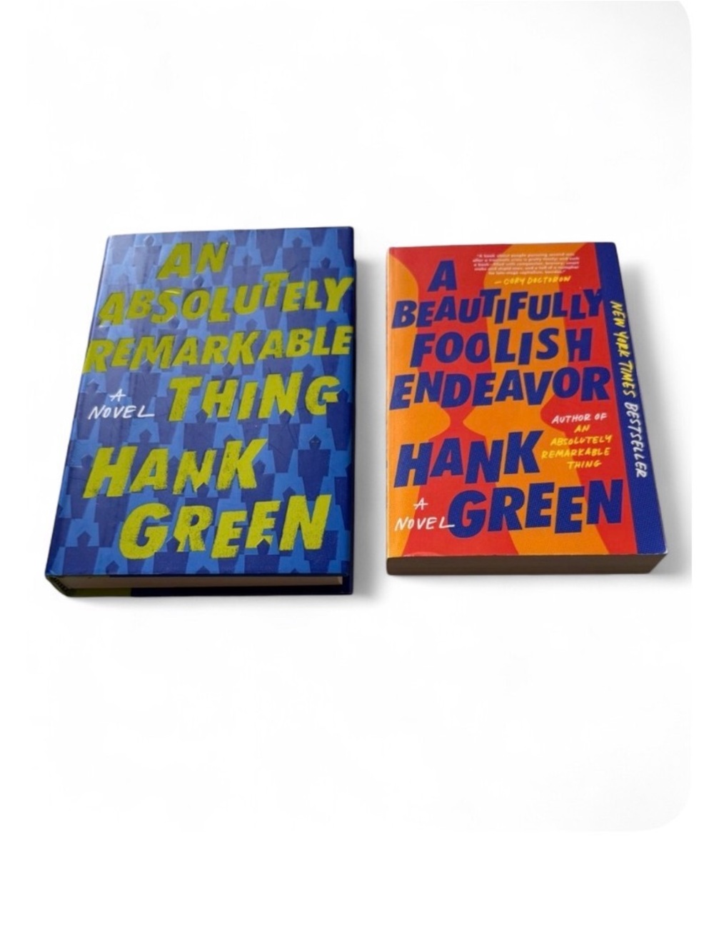 2 YA Young Adult Hank Green Books
